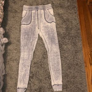 FOREVER21 LIGHT ACUD WASHED SWEAT JOGGERS